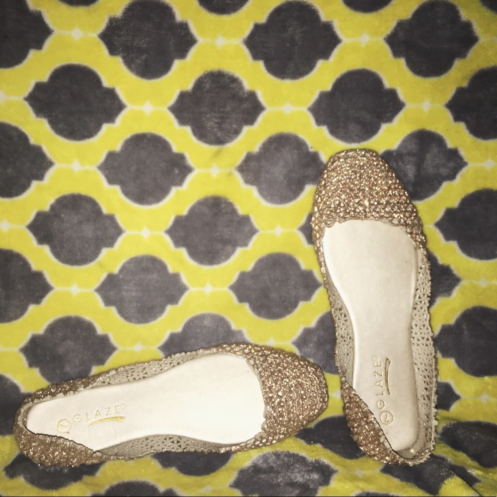 ✨NEW Glitter Jellie Flats✨